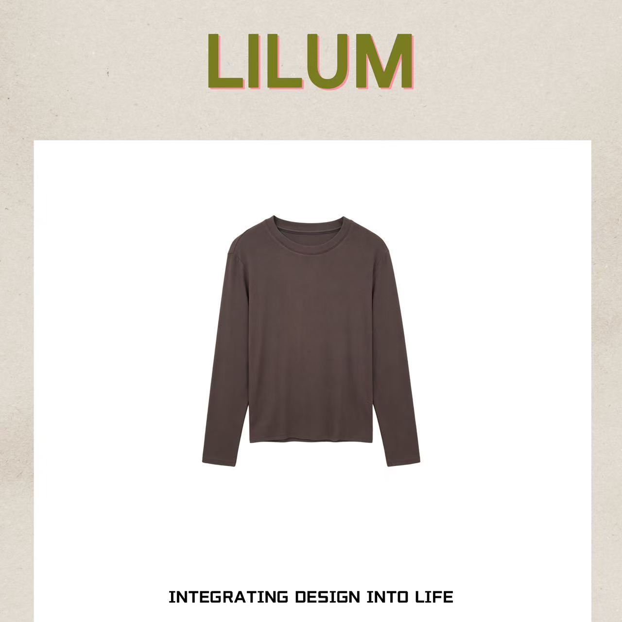 【小田直播间】LILUM厘白【书味打底】时尚百搭休闲打底