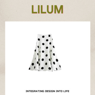 【小田直播间】LILUM厘白【松雪半裙】时尚百搭休闲半身裙