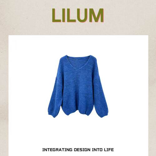 【小田直播间】LILUM厘白【风悦毛衣】时尚百搭休闲毛衣
