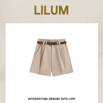 【甜甜专享】LILUM厘白【遐想短裤】时尚百搭休闲短裤