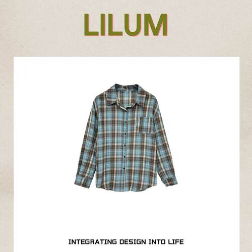 【小田直播间】LILUM厘白【青云衬衣】时尚百搭休闲衬衣