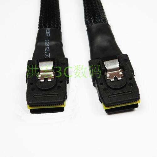 Mini SAS线阵列卡SFF8087-8087服务器背板迷你SAS数据线0.5米70CM