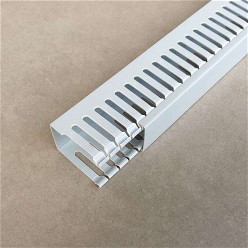 PVC塑料开口行卡配电箱柜走线槽20*25*30*35*40*45*50*60*80*100