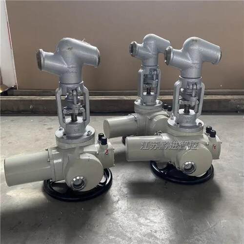 蒸汽截止阀J961Y-16CDN2电动截止阀带手动操作DZW20全开全关