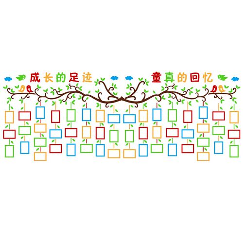 幼儿园学校学生风采照片墙贴画展示班级主题文化墙面装饰教室布置
