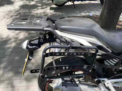 适用于宝马G310R G310GS改装不锈钢后货架摩托车尾架Y行李尾箱支
