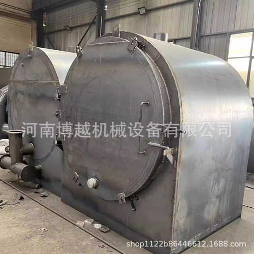 小型机制炭炭化炉 荔枝椰壳原木果木炭化设备 大型树枝加工制炭机