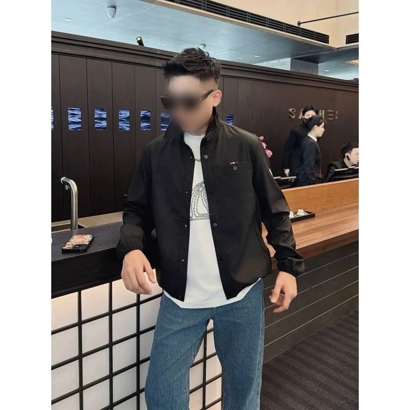【摩登夹克】26春季薄款双标极简休闲夹克外套高级感男装痞帅上衣