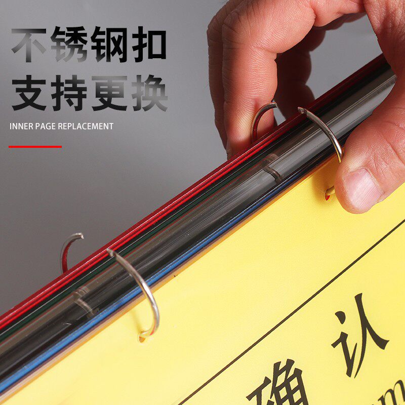 台历式翻页质检牌合格待经验待确认亚克力三角桌牌台卡台签工厂车