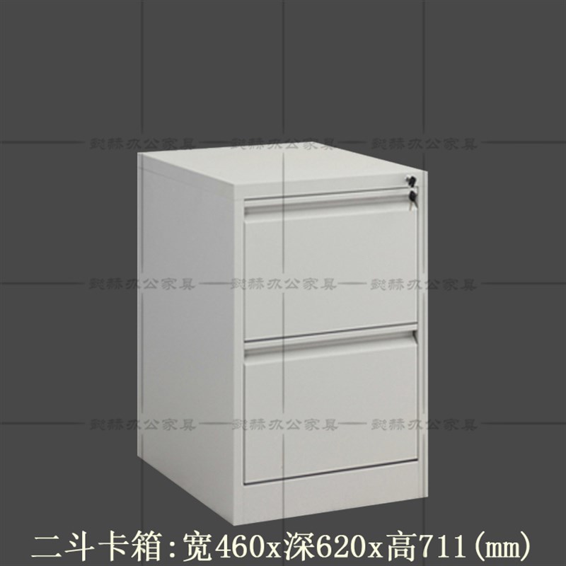 二三斗卡箱四斗卡片挂捞文件柜办公室财务储物资料档案柜铁皮矮柜