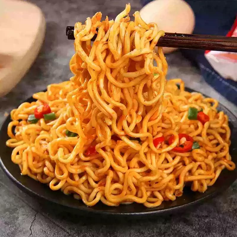 印尼进口Indomie 营多捞面原味辣鸡肉味拌面炒面早餐面速食方便面