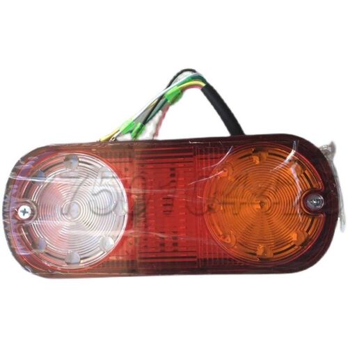 新源挖掘机配件新款B75W-9三色后尾灯总成 LED24V倒灯壳 圆款