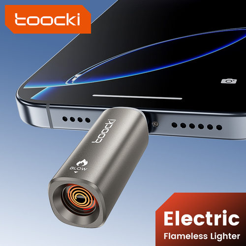 图奇Toocki 手机USB-C点烟器防风嘴吹式按钮开关式野外生火点火器