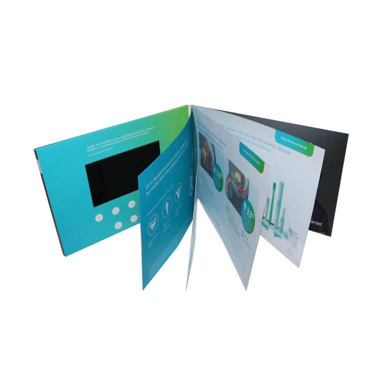 带内页视频宣传册/翻页切换视频贺卡/LCD贺卡/广告机贺卡