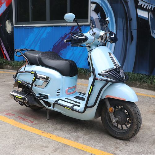 适用隆鑫无极贝h多芬SR150C护杠保险杠LX150T-36防摔排气杠改装件