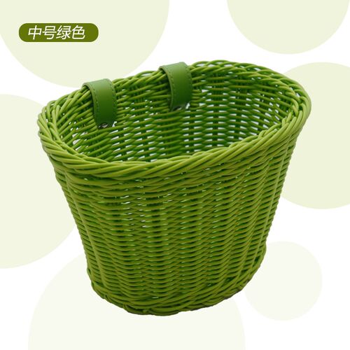 小牛U2/F100/F200/u1eU3C电动车复古编织车篮车筐前挂编织篮子挂