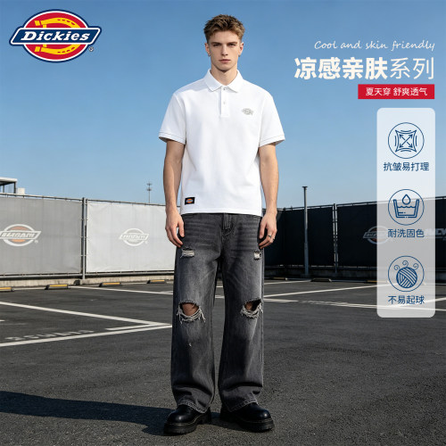 Dickies重磅美式宽松短袖Polo衫