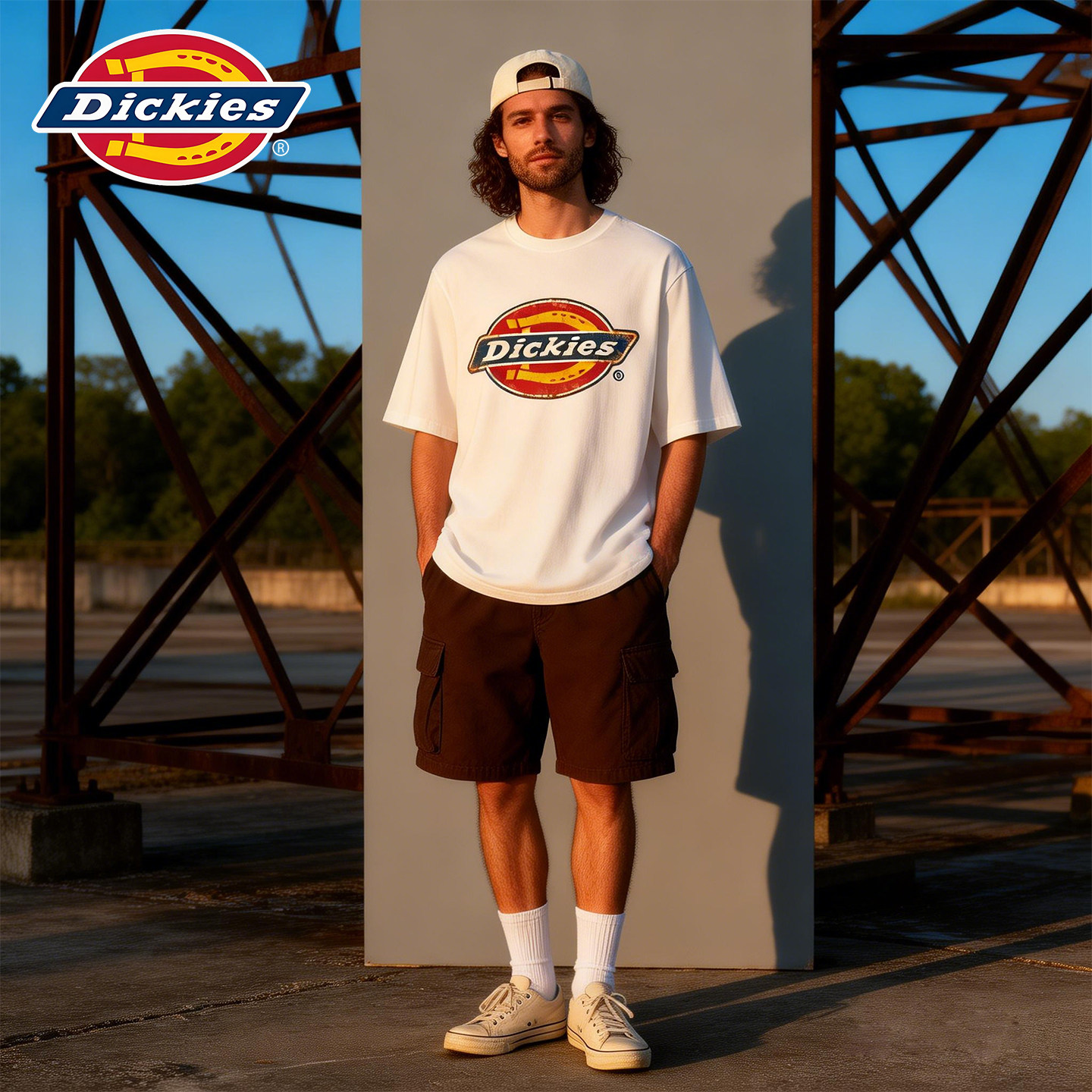 Dickies美式重磅白色短袖男夏季凉感新款圆领t恤情侣款休闲潮牌