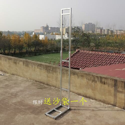 新款婚庆路引道具KT板海报背景支撑架广告简易伸缩V杆折叠展示支