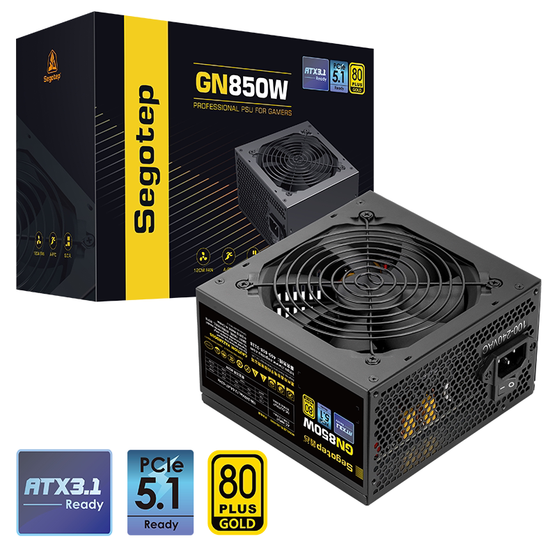 鑫谷GN650W主机电源金牌DIY台式机850W750W机箱电脑电源ATX3.1