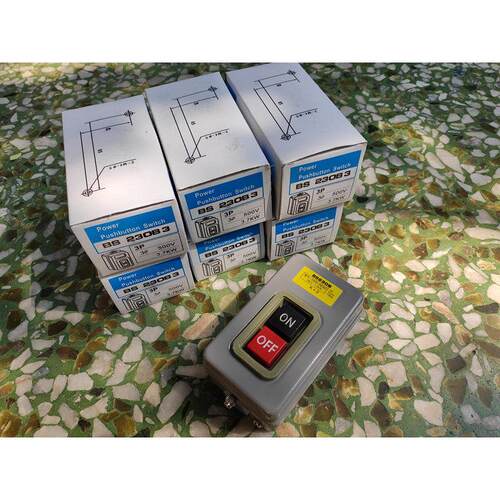 动B力押1扣壳开关S211B BSWTK26B BS230B压扣按钮 铁开关 启动按