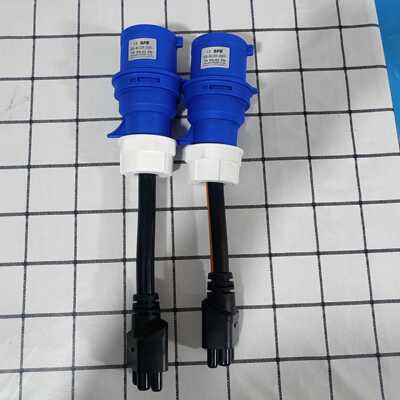 美规14-50转接头特斯拉随车充转换线250v32A大电流充电转接头