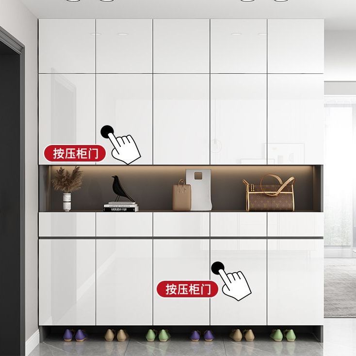 定制柜进门玄关柜鞋柜一体家用门口收纳柜客厅屏风隔断柜进门厅柜