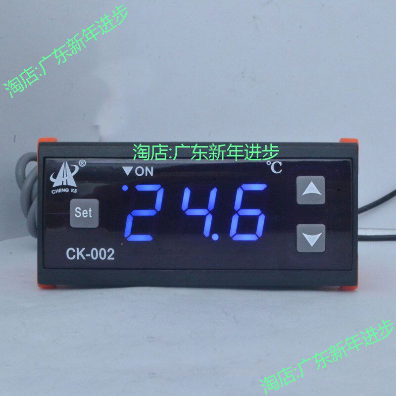 诚科CK-002高精度上下限报警温控表12V24V电子数显汽车空调温控器