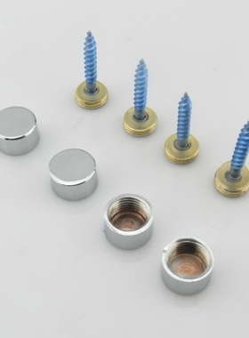 纯铜展示柜广告装饰玻璃钉精品亚克力广告钉螺丝装饰盖镜钉装饰盖