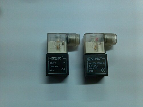 C.SY电磁阀4V210线圈AirTAC STNC AC220V DC24V 12V 110IP65 NMPC