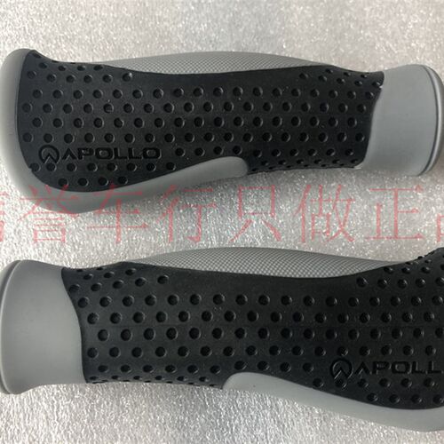 捷安特ATX XTC台湾产APOLL人体工学肉球橡胶把握山地车折叠车把套