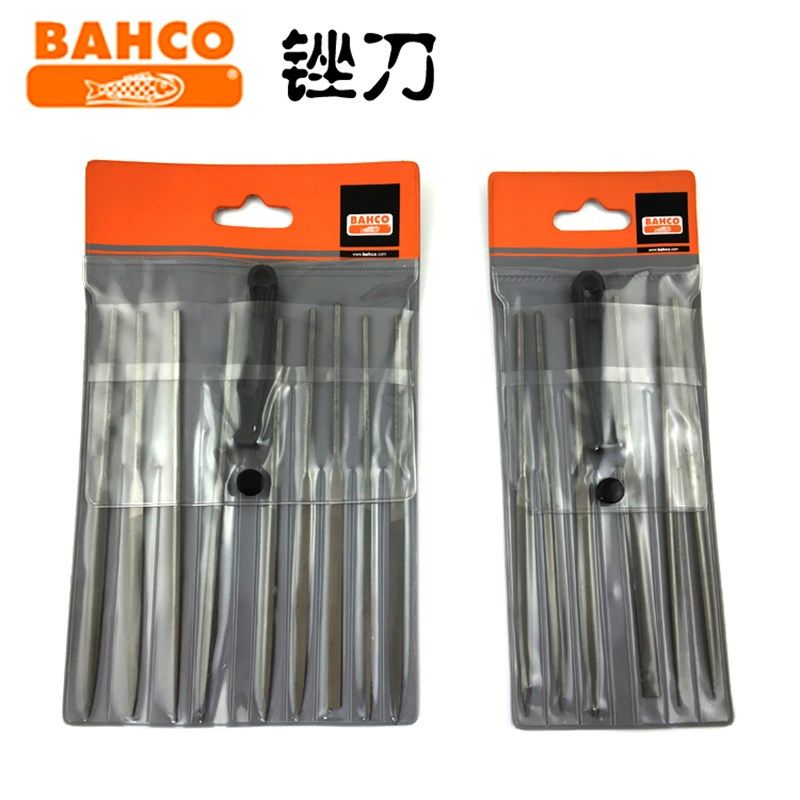 瑞典BAHCO百固什锦锉 木工硬木锉小锉刀 三角挫刀 半圆整形锉