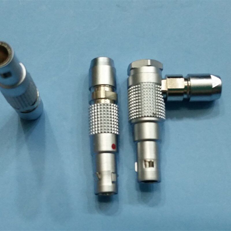 LEMO新款插头ARRMINI 摄像机音频线专用 FGG00B 5针直头 90度弯头
