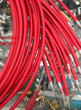 RG402红色高频半柔线RF同轴信号线50-3射频连接线镀银高频线缆