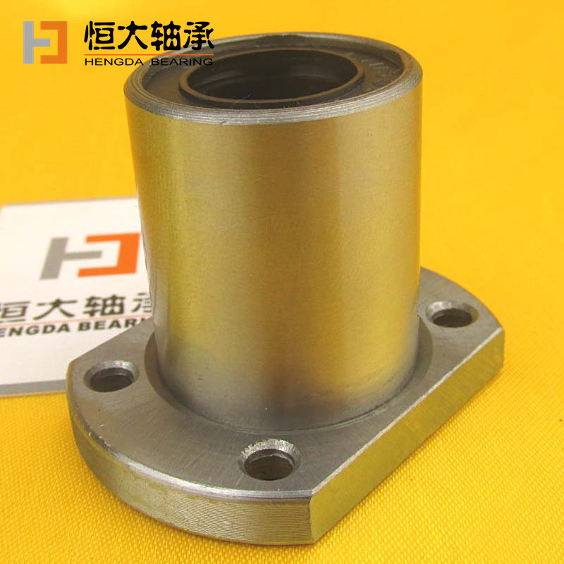 双切边椭圆法兰型直线轴承光轴滑动滑块LMH10UULMH12UULMH16UU