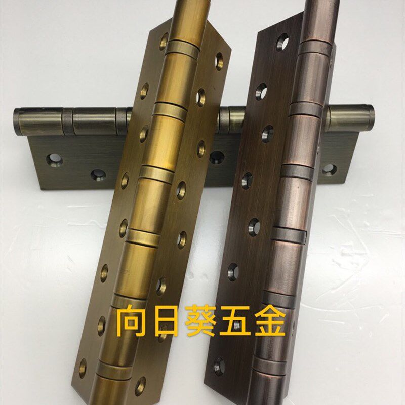 不锈钢8寸青古铜红古铜黄古铜平开合页加厚酒店宾馆大门平开活叶