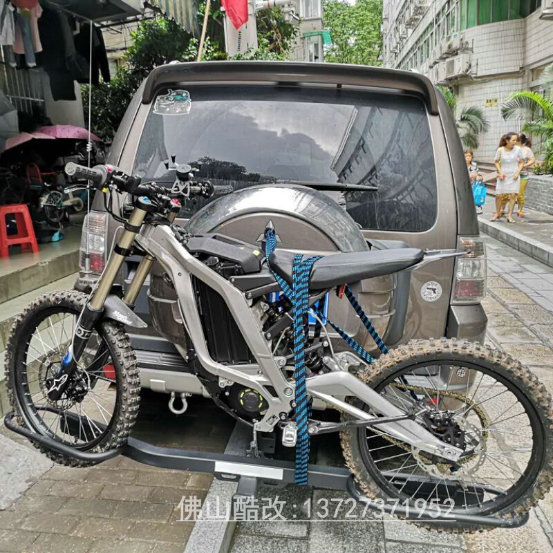 四方口拖杠专用车载山地摩托车架后背式轻峰越野比赛爬山鸡山拖架