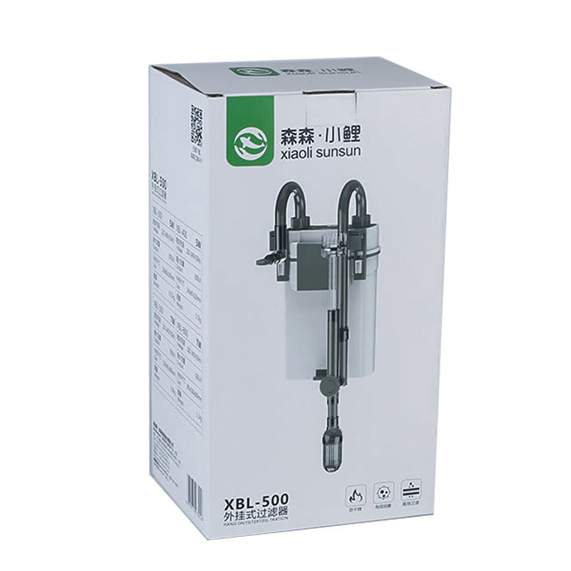 森森鱼缸过滤器迷你小型外置过滤盒养鱼过滤桶壁挂式过滤循环系统