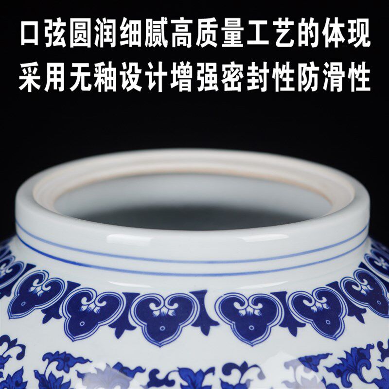 20斤30斤50斤装陶瓷米桶大米缸家用带盖密封菜油缸水缸腌菜缸酒缸