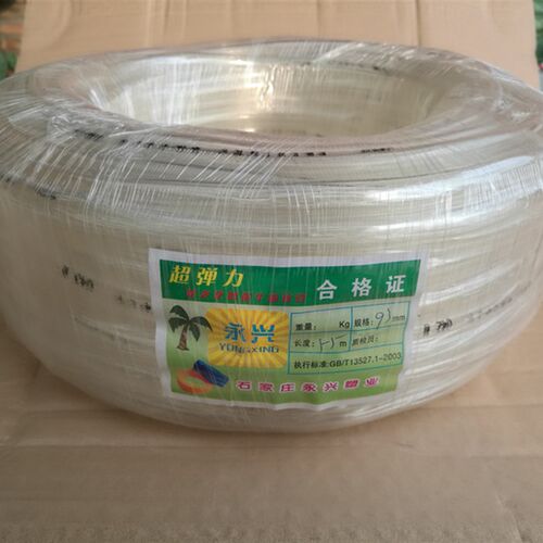 养殖场自动饮水配件9.5毫米透明牛筋水管 无异味软水管适用鸡鸽兔