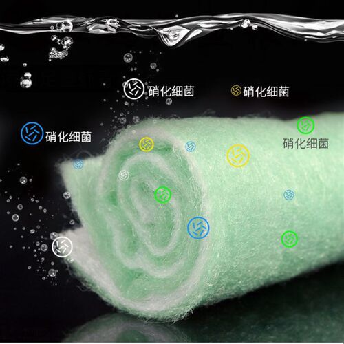 水族双层过滤棉 双色过滤棉生化棉虾龟缸鱼缸专用过滤棉超级净水
