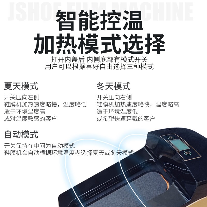 茹旭康鞋膜机家商用24新款全自动智能高端电动踩脚工厂车间鞋套机
