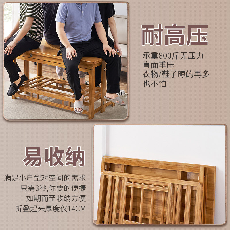 烤火桌子家用长方形简易多功能实木1.2米冬季取暖桌折叠烤火架