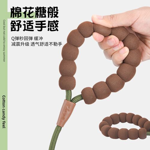 狗狗牵引绳结实不勒手牵狗绳大中小型犬外出遛狗专用狗链宠物用品