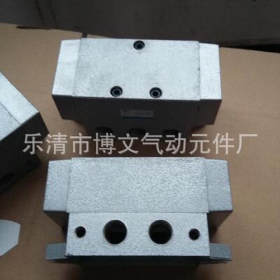 供应三位五通气动换向阀K35K2-20 DN20气控滑阀 6分螺纹PT3/4