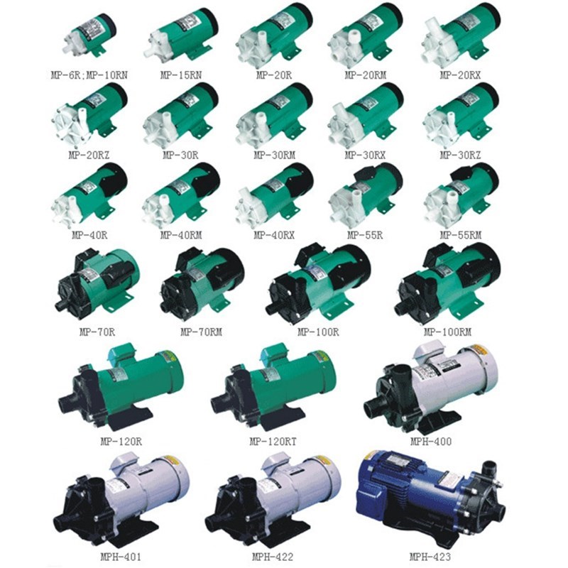 磁力泵驱动循环泵MP15RM20R30R40RK化工耐腐蚀耐酸碱微型电渡塑料图片