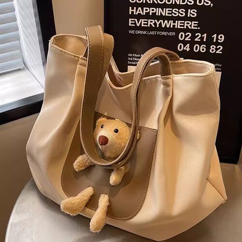 帆布女式手提袋2025新款工作手提袋及工作服手提袋女式大容量小个