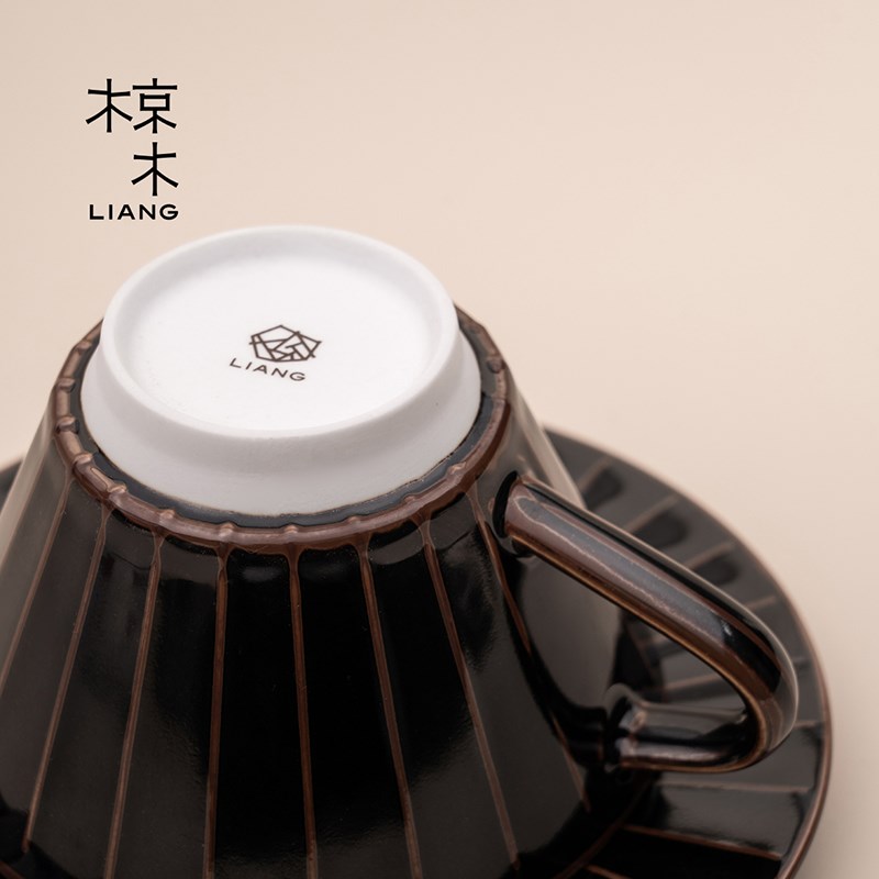 椋木萃取杯碟套组陶瓷咖啡杯子高档精致浓缩咖啡杯套装礼物