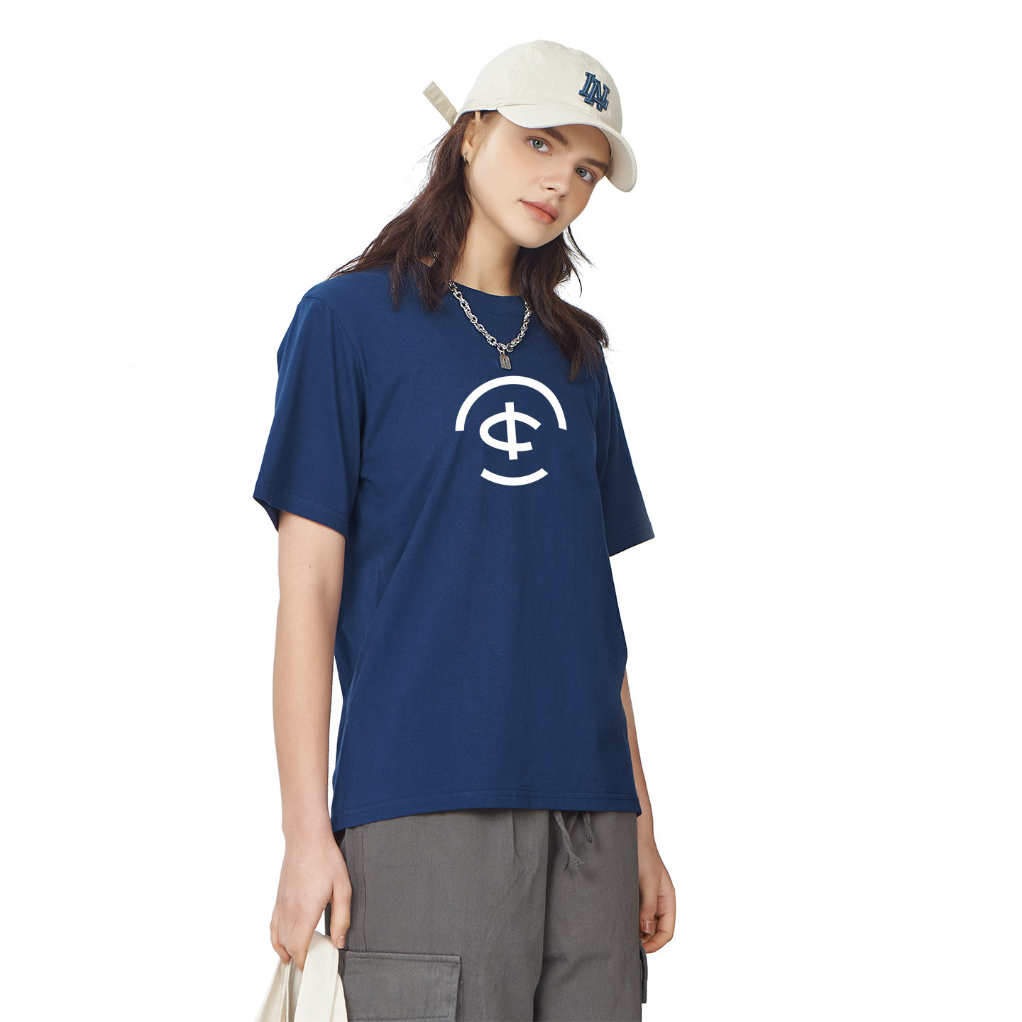 长铁一中校服短袖圆领纯棉图片