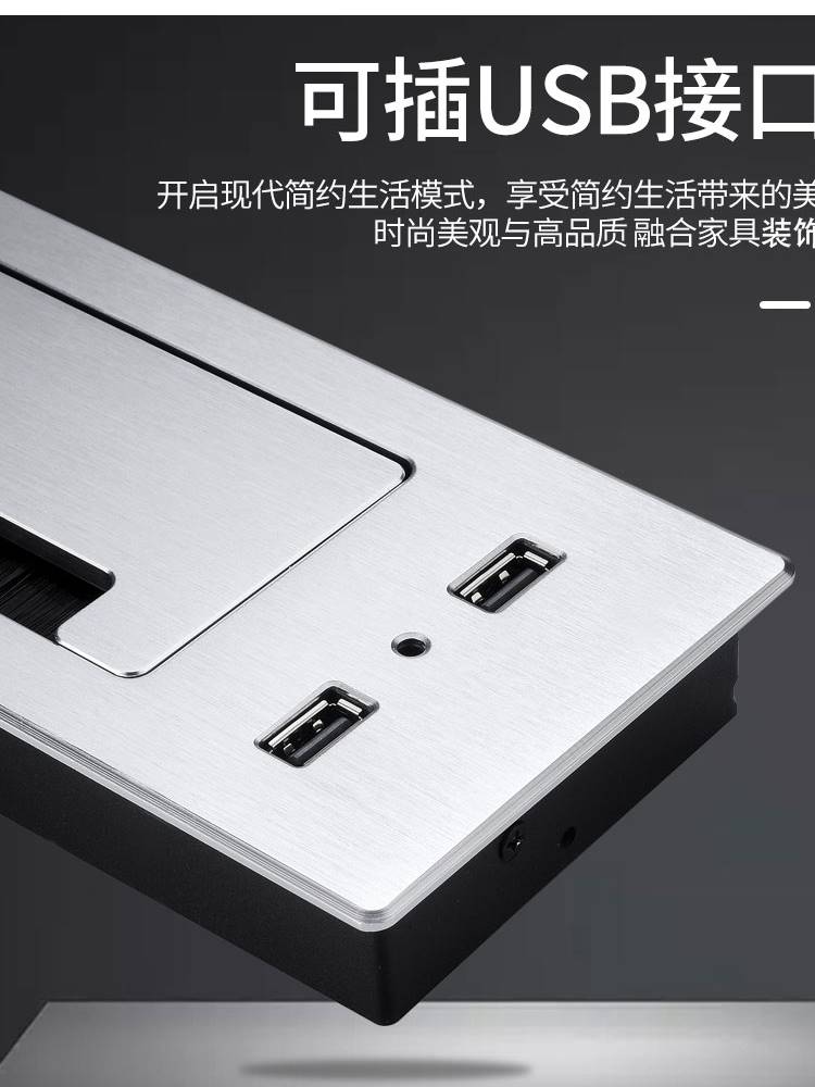 加厚穿线孔盖板桌面过线装饰盖阻尼缓冲电脑桌线盒电视柜线孔盒盖